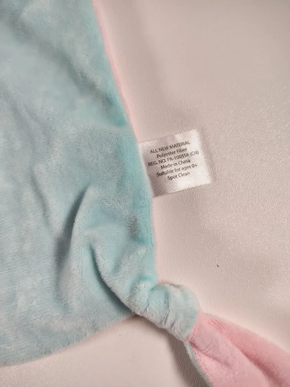 Hobby Lobby Stephen Joseph Rainbow Blue Pink Knotted Security Blanket Lovey